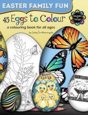 45 Eggs To Colour - Easter Colouring - Easter Family Fun