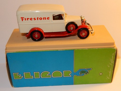 RARO ELIGOR FORD V8 1934 CAMIONETA FIRESTONE REF 1183 1/43 EN CAJA - Imagen 3 de 6