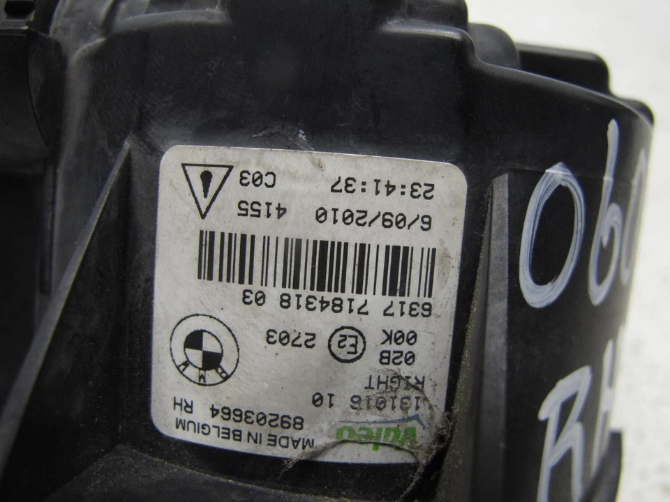 11-13 BMW X5 E70 PASAJERO DELANTERO LADO DERECHO FARO ANTINIEBLA VALEO OEM 060422 Foto 4 de 4