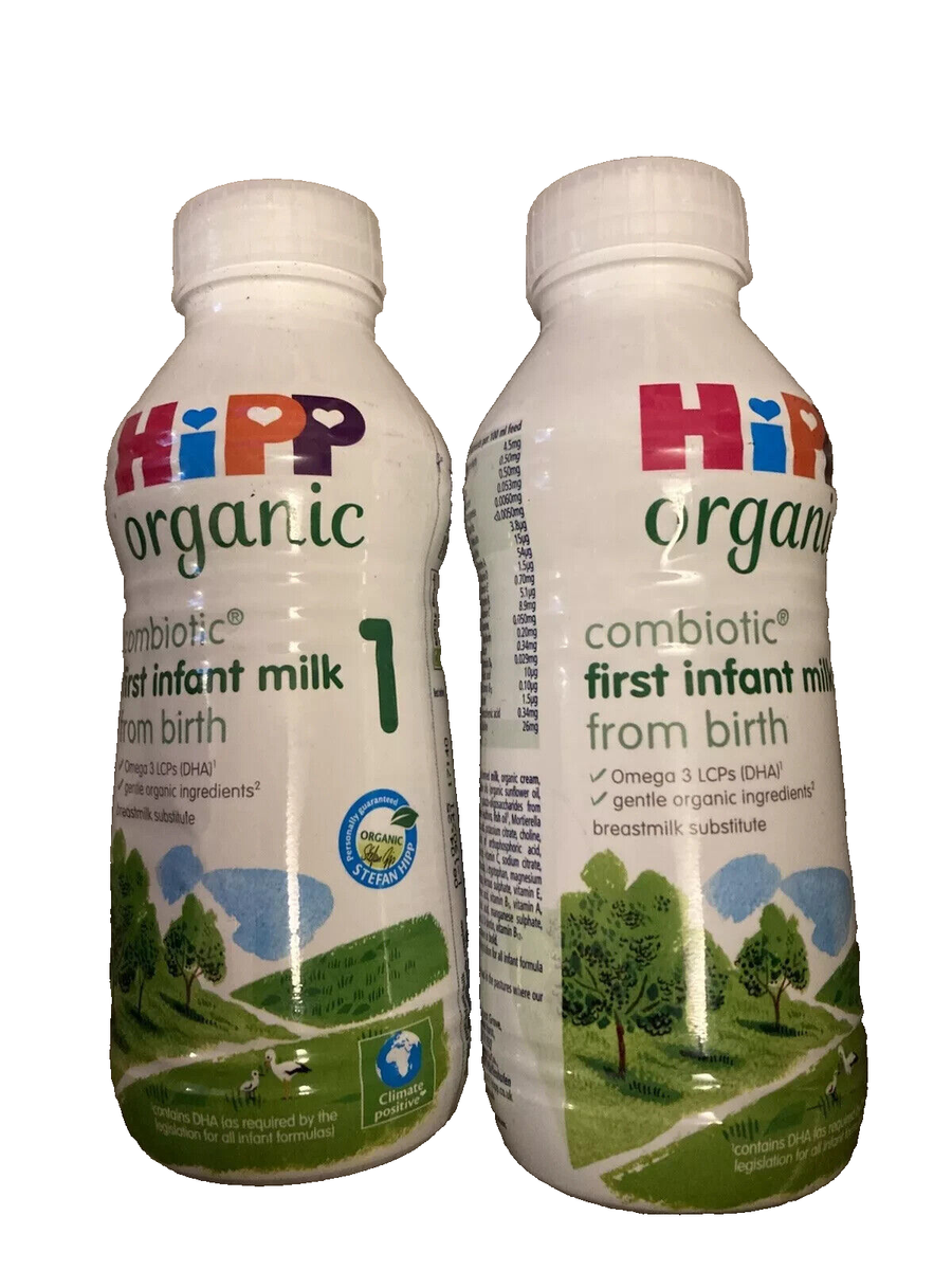 X 470ml Hipp Organic First infant Baby Milk Combiotic Formula