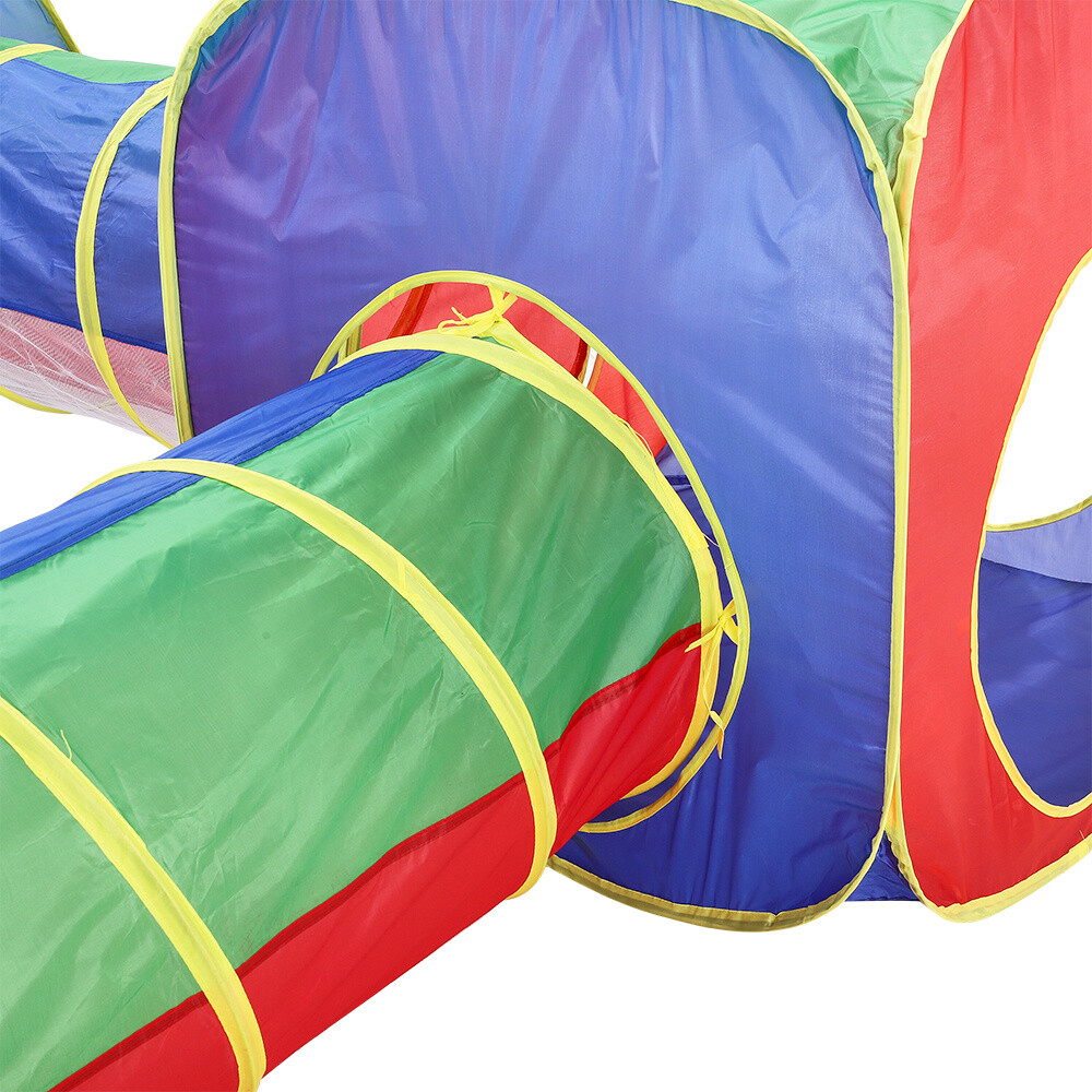 5 IN 1 Target Pitch Kids Play Tent Target Balls Pit Hole Playhouse