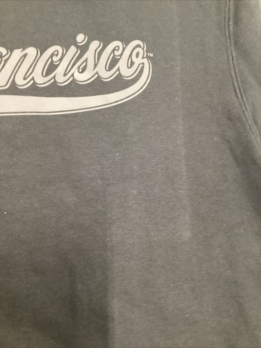 San Francisco Giants Black Script Nike Hoodie Sweatshirt XL New - Picture 4 of 6