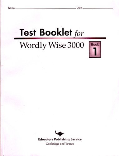 TEST BOOKLET FOR WORDLY WISE 3000 BOOK 1 9780838883310 eBay