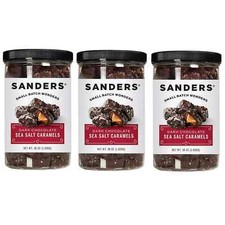 3-Pack Sanders Dark Chocolate Sea Salt Carame...