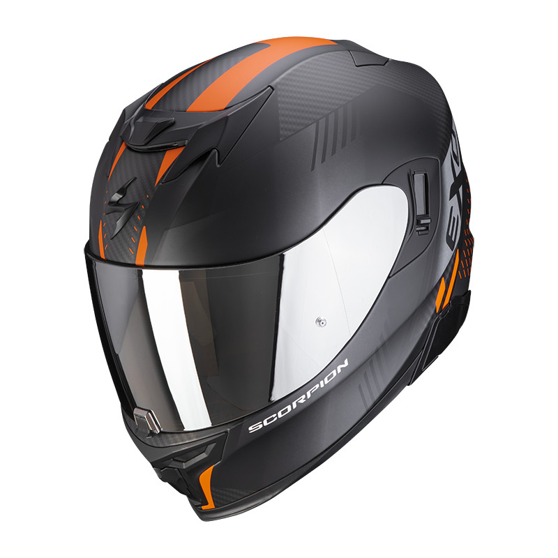 Casque Scorpion EXO-520 AIR LATEN Noir mat-Orange S NEW 2021