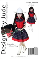 VDC Giddy-Up, Doll Clothes Sewing Pattern for 12" Anne Doll Tonner
