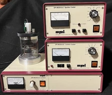 SPI-Module Sputter and Carbon Coater for SEM systems Working Condtion