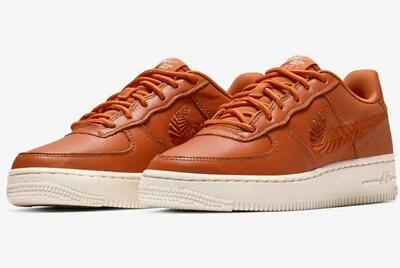 NIKE AIR FORCE 1 PRM EMB (GS) YOUTH SIZE 5.5 EUR 38.5 (AV0750 200) DUSTY PEACH