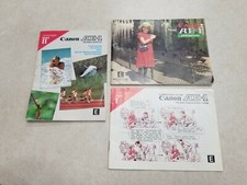 Lot of 3 Canon AE-1 Introduction Part I, Owner's Manual Part II, Program