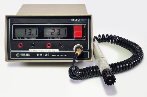 SISTEMA IGROMETRO E TERMOMETRO VAISALA HMI-32 & HMP 31-UT CON SONDA (RIF.: 480M) - Foto 3 di 10