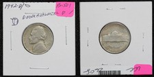 1942-D over Horizontal D Jefferson Nickel Cherrypickers FS-501 69LS
