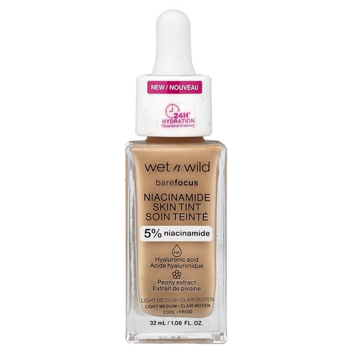 Barefocus, Niacinamide Skin Tint, 1116316 Light Medium, 1.08 fl oz (32 ml)
