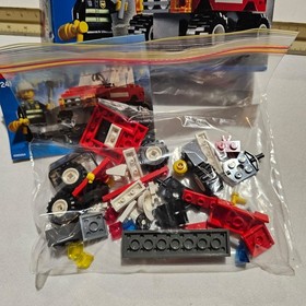 LEGO City Fire Fighter Set 7241 Fire Car COMPLETE Fireman Accessories ATV