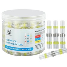 Heat Shrink Wire Connectors 150Pcs A.W.G. 12-10 Waterproof for Automotive, Boat