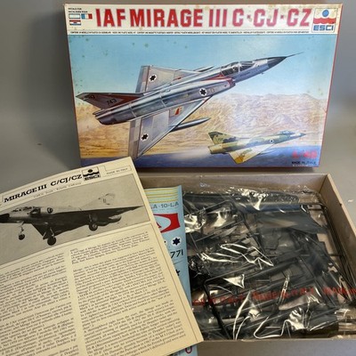 ESCI 4047 1:48 IAF Mirage III 3 C CJ CZ Modellbausatz Modellflugzeug OVP #10
