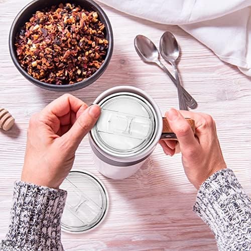 2 Pack Universal 30 oz Tumbler Lids - Sliding Closure Spill-Proof & Splash Re...