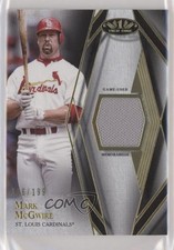 2022 Topps Tier One Tier One Relics 116/199 Mark McGwire #T1R-MMC 5m1