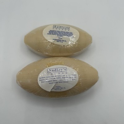 2x Audley s London Hotel Soaps   40g & 60g   Vintage Wrapped Bars   Sealed