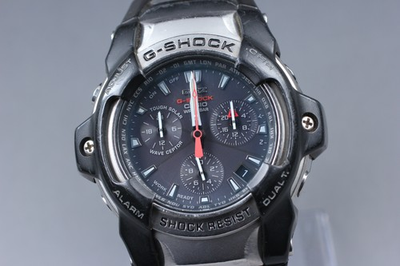 #ad #ad Need Battery As is Casio G Shock GIEZ GS 1000J Black Ana Digi Solar Watch $99.90