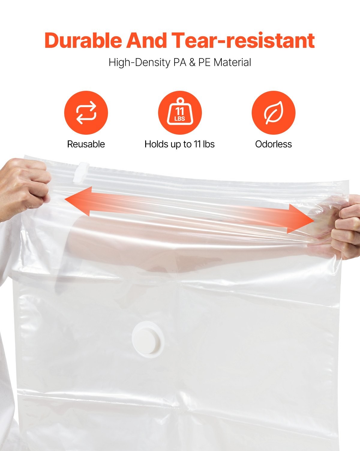 VEVOR Vacuum Storage Bags 20 Pack Space Saver Seal Bag(4 Jumbo/4 Large/4 Medium/
