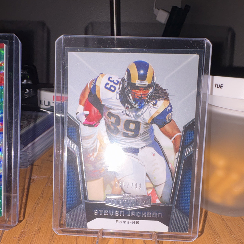 Steven Jackson St. Louis Rams Serial Numbered /299 NFL Football Trading Card
