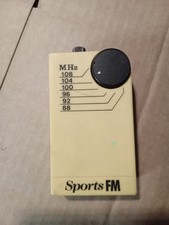 Vintage LEVI'S FM Sports Radio , Untested
