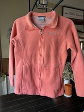 Columbia Full Zip Fleece Jacket Interchange Youth Large