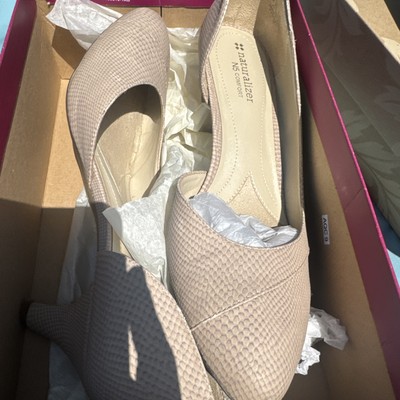 NATURALIZER Women s Deva Beige D Orsay Comfort Pumps US sz 8.5 NEW 