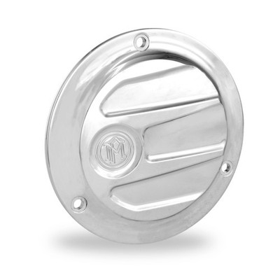 PERFORMANCE MACHINE PM 0177-2027-CH CHROME SCALLOP 1977-99 TWIN CAM 3 HOLE NEW