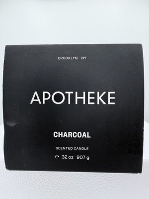 Apotheke Charcoal Scented Candle - 32 OUNCE - 3-Wick Candle - Fall Winter Scent