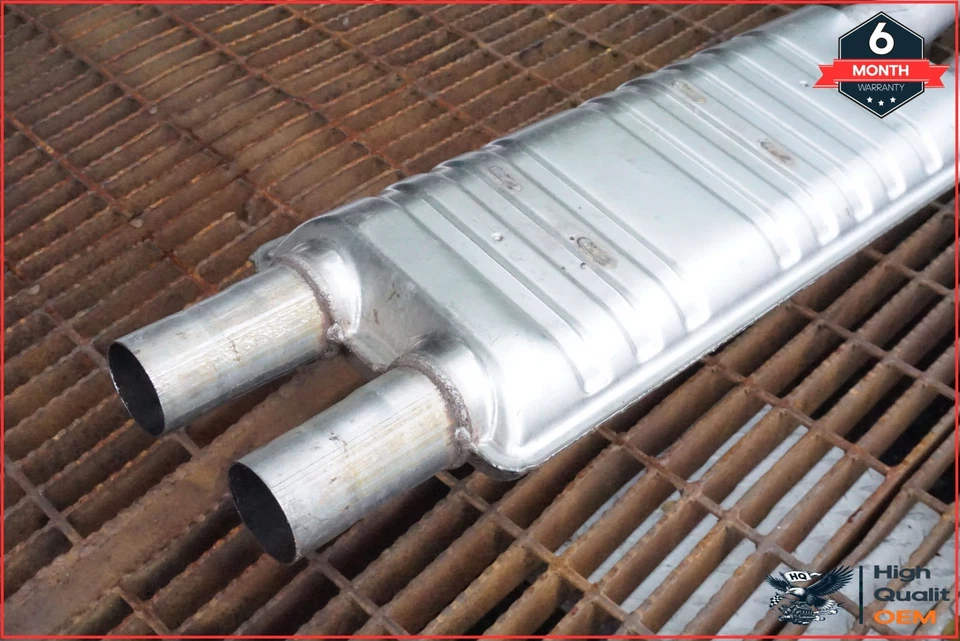 2018 - 22 FORD MUSTANG 5.0L CONJUNTO DE SILENCIADOR DE ESCAPE TRASEIRO PONTA DUPLA FABRICANTE DE EQUIPAMENTO ORIGINAL - Imagem 2 de 4