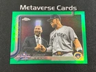 2025 Topps Chrome All-Star Game Aaron Judge 76/99 Variation Green Refractor