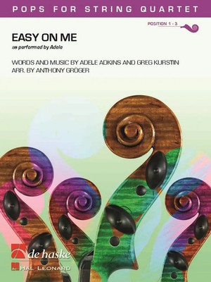 Easy On Me | as performed by Adele | Adele Adkins | Partitur + Stimmen