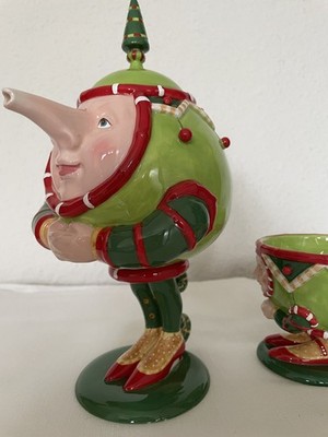 Tea for two Weihnachtliches Tee-Set Kanne und 2 Tassen