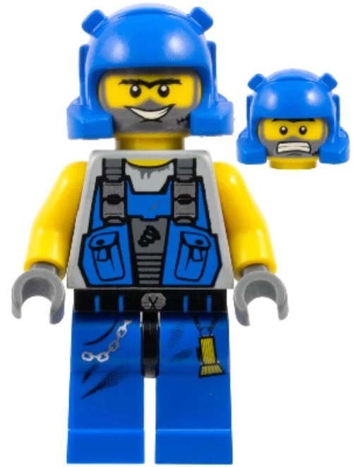 LEGO® Minifig pm034 - Power Miner - Duke Power Miners Minifigur - Bild 1 von 1