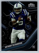 2023 Topps Composite Chrome Black #122 Anthony Richardson RC Colts