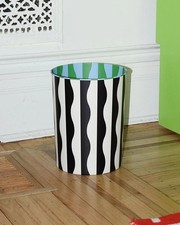 Dusen Dusen Pattern Waste BinBLACK + White Sq...