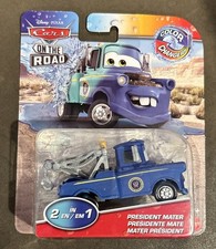 Disney Pixar Cars PRESIDENT MATER Color Changers On The Road