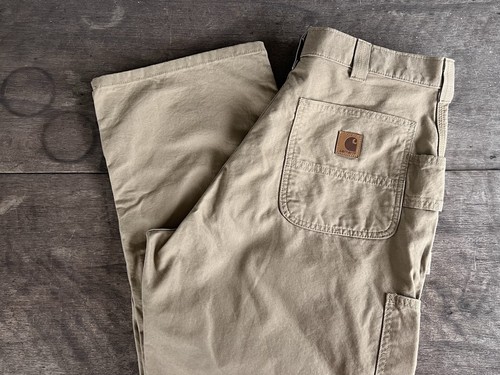 NWT Carhartt Mens Loose Original Fit Canvas Work Pant 5 Pocket Straight Leg36x30 - Picture 10 of 12