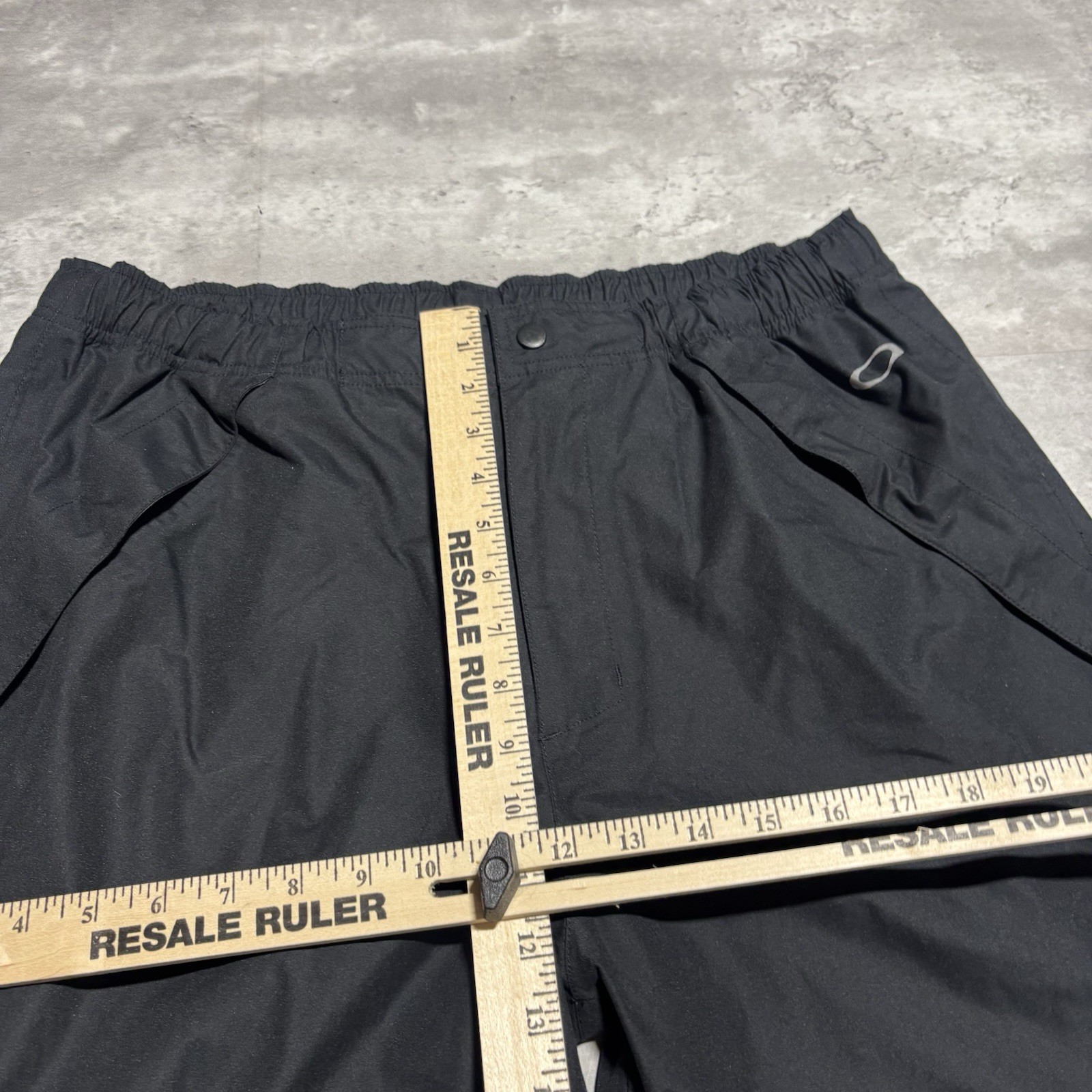 Oakley Over Pants Men's Large Black Polyester Windbreaker Rain 32x31 Y2K