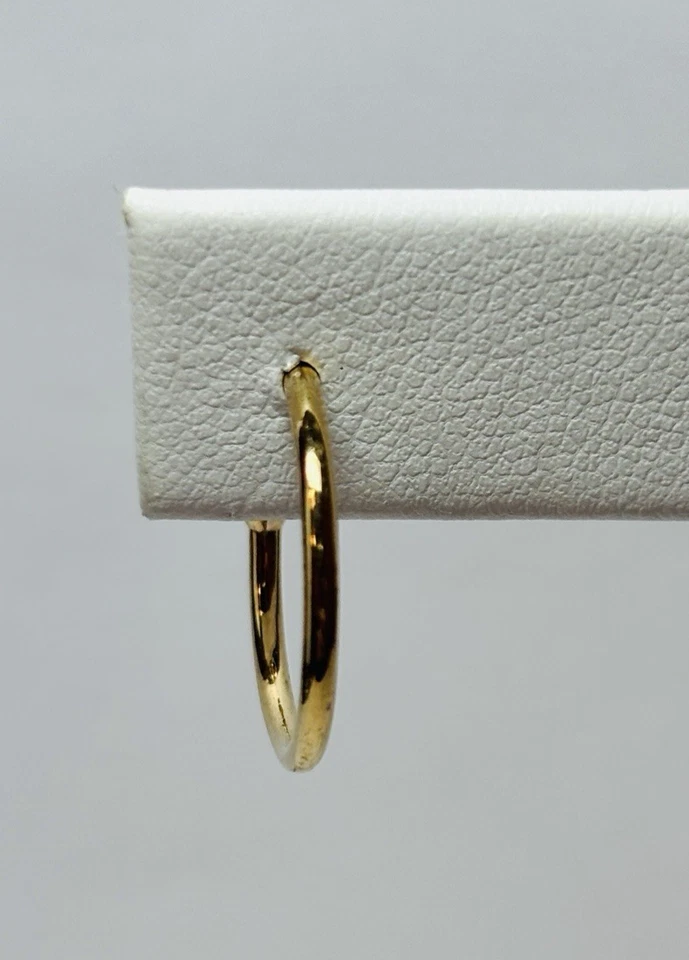 Pandora 14K Yellow Gold Hoop Earring ***SINGLE*** - Image 4 of 4