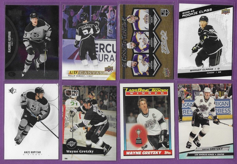 🏒 LA Kings 46 Card Team Lot – Gretzky Inserts, Kopitar, Doughty, RCs & MVP