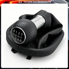 Schaltmanschette + Schaltknauf mit Rahmen für VW Touran + Caddy 3 2K III 6 Gang