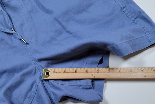 Orvis Women's Shorts Size Large Drawstring Pockets Blue New With Tags - Picture 7 of 8