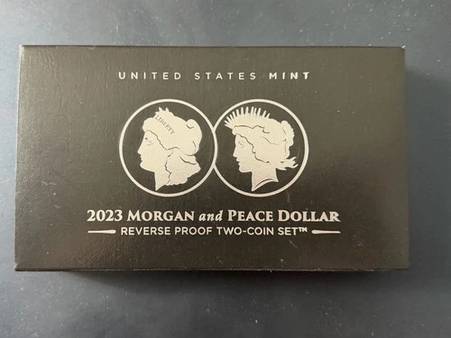 2023 Morgan and Peace Dollar 2-Coin Reverse Proof Set