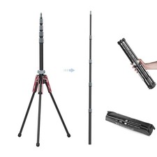 Marsace MF-01 Carbon Fiber Light Stand Base Extendable Lamp Holder Portable O...