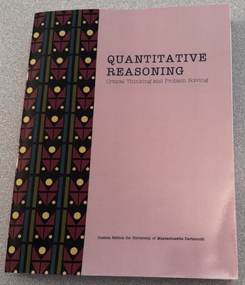 Quantitative Reasoning - Critical Thinking and Problem Solving - Pearson