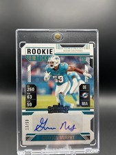 Panini 2024 Contenders Ticket Stub Rookie Grayson Murphy #258 Auto /59 Dolphins