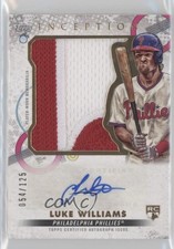 2022 Topps Inception 54/125 Luke Williams #IAJP-LW Jumbo Patch Auto a2k