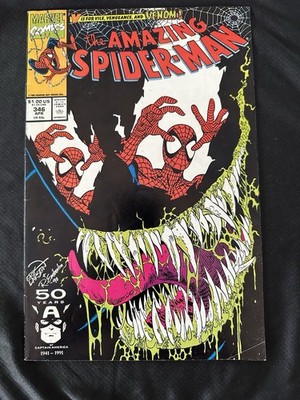 Amazing Spider-Man #346 Marvel 1991 Erik Larsen Venom Cover VG/VF
